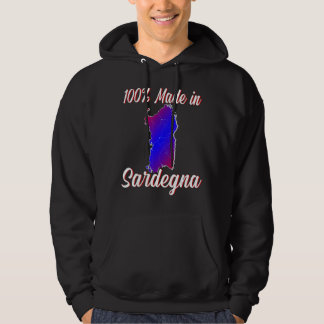 100 Made in Sardinien Italien 100 Prozent Sar Hoodie