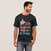 100 Magical Days of 1st Grade School Unicorn Teach T-Shirt (Vorne ganz)
