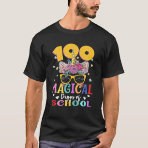 100 magische Schultage stehen vor Niedlicher Unico T-Shirt