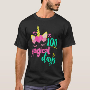 100 Magische Tage 100. Schulungstag Einhorn T-Shirt