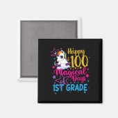 100 magische Tage der 1. Klasse Magnet (Vorderseite/Rückseite)