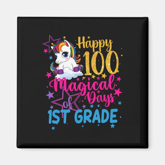 100 magische Tage der 1. Klasse Magnet (Vorne)
