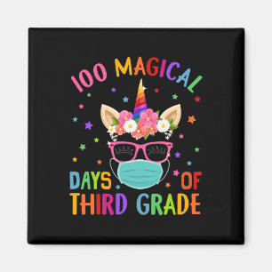 100 magische Tage der dritten Klasse Schule Unicor Magnet