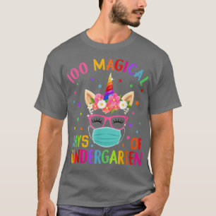 100 magische Tage der Kindergartenschule Unicorn M T-Shirt