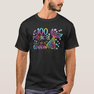 100 magische Tage der Schule Meerjungfrauen T-Shirt