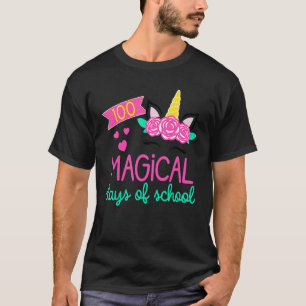 100 magische Tage der Schulkinder 100. Tag T-Shirt