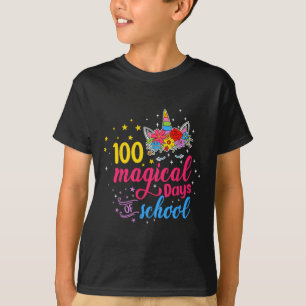 100 magische Tage Einhorn Kinder Kostüm 100. Tag T-Shirt