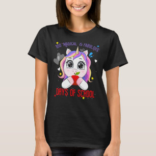 100 magische und prachtvolle Tage der Schule Unico T-Shirt