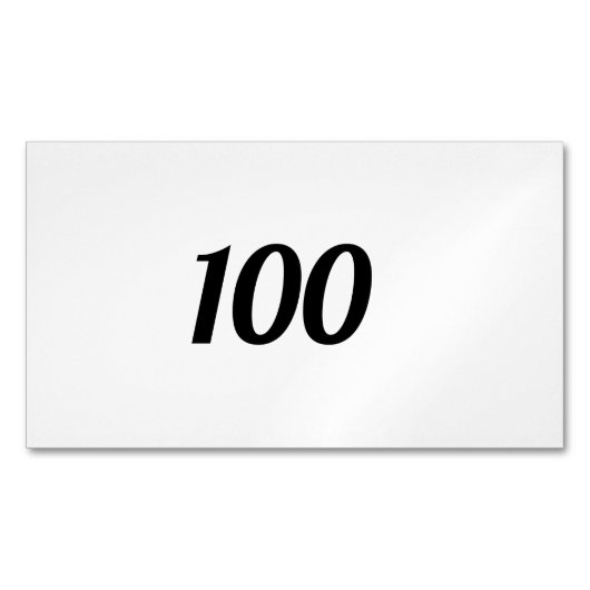 100 MAGNETISCHE VISITENKARTE (Vorderseite)
