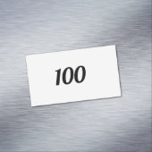 100 MAGNETISCHE VISITENKARTE (Beispiel)