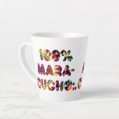 100% Maracucho! ♡ Latte Tasse (Linke Ecke)