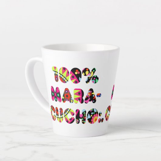 100% Maracucho! ♡ Latte Tasse (Linke Ecke)