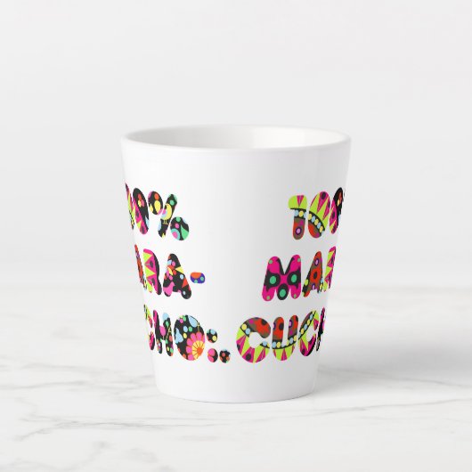 100% Maracucho! ♡ Latte Tasse (Vorderseite)