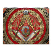 [100] Master Mason - Gold Square & Compasses Kalender (Titelbild)