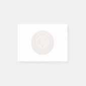 [100] Master Mason - Gold Square & Compasses Post-it Klebezettel (Vorderseite)