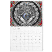 [100] Master Mason - Silver Square & Compasses Kalender (Mär 2027)