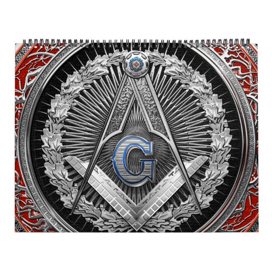 [100] Master Mason - Silver Square & Compasses Kalender (Titelbild)