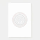 [100] Master Mason - Silver Square & Compasses Post-it Klebezettel (Vorderseite)