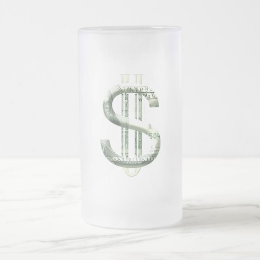 $100 MATTGLAS BIERGLAS (Mittel)
