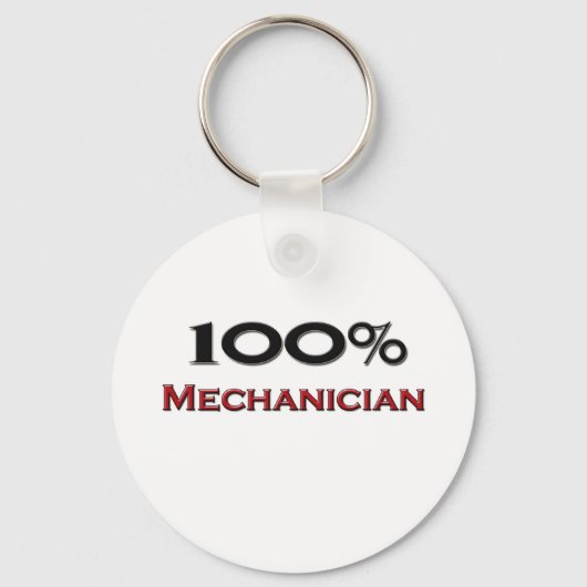 100 % Mechaniker Schlüsselanhänger (Vorderseite)