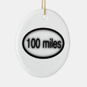 100 Meilen Keramik Ornament (Rechts)