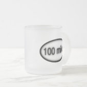 100 Meilen Mattglastasse (VorderseiteRechts)