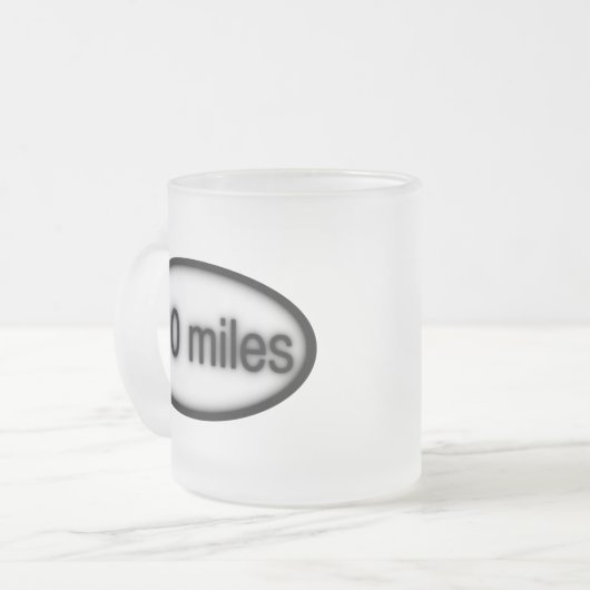 100 Meilen Mattglastasse (Vorderseite Links)