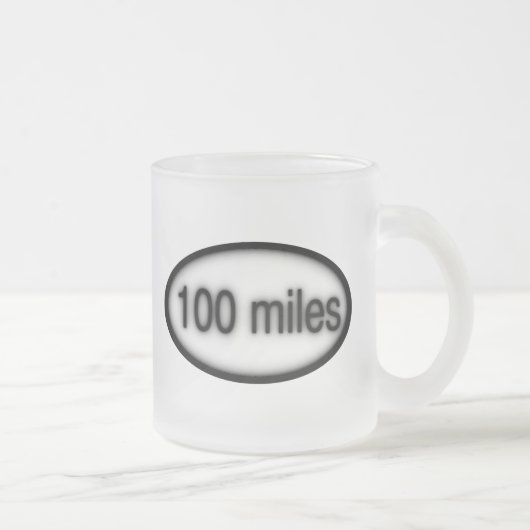 100 Meilen Mattglastasse (Rechts)