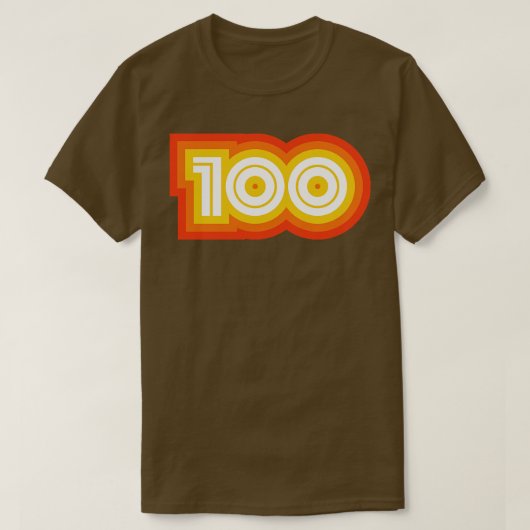 100-Meilen-Pfad und Ultra-Running Retro-Groovy T-Shirt (Design vorne)