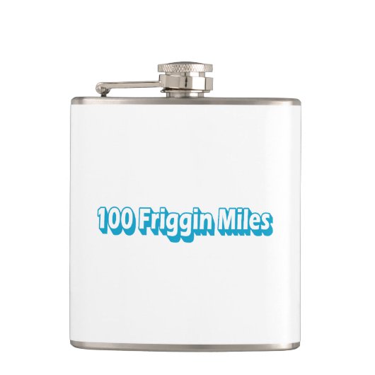 100 Meilen Ultra Flachmann (Vorderseite)