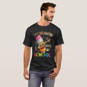 100 Melanated Days Of School African American Dabb T-Shirt (Vorne ganz)