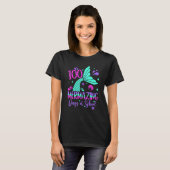 100 Mermazing Days Of School Mermaid Tails Girl Te T-Shirt (Vorne ganz)