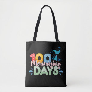 100 Mermazing Tage 100. Schultag Meerjungfrau Tasche