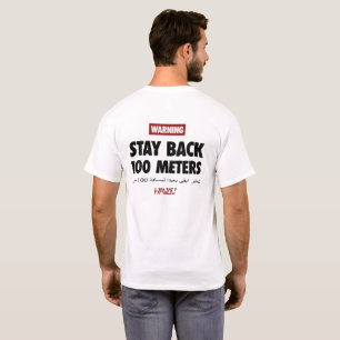 100 Meter Weißes T-Shirt für Veteranen, Havoc7