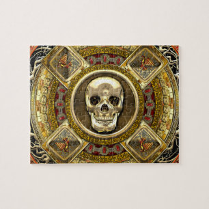 [100] Mictlantecuhtli - aztekischer Gott des Todes Puzzle