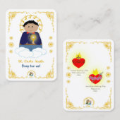 100 Mini Bl. Carlo Holy Cards Visitenkarte (Vorne/Hinten)