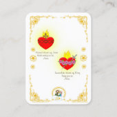 100 Mini Bl. Carlo Holy Cards Visitenkarte (Rückseite)