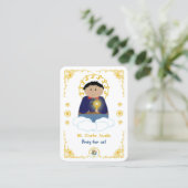 100 Mini Bl. Carlo Holy Cards Visitenkarte (Stehend Vorderseite)