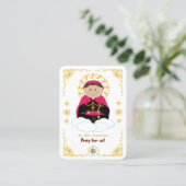 100 Mini St. John Neumann Holy Cards Visitenkarte (Stehend Vorderseite)