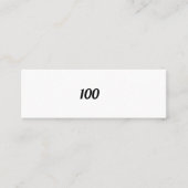 100 MINI VISITENKARTE (Vorderseite)