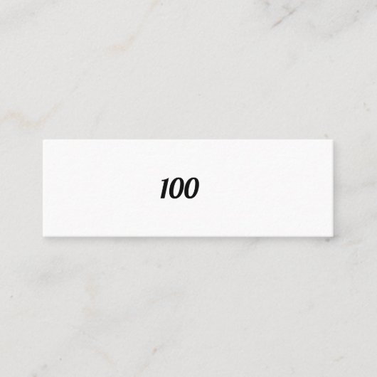 100 MINI VISITENKARTE (Vorderseite)