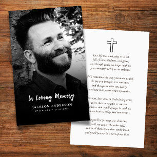 100 moderne minimalistische christliche Gebetsfoto Visitenkarte