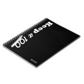 100 Modernes Personalisiertes Journal behalten Notizblock (Linke Seite)