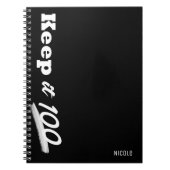 100 Modernes Personalisiertes Journal behalten Notizblock (Vorderseite)
