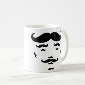 100 % Mustache Kaffeetasse (VorderseiteRechts)
