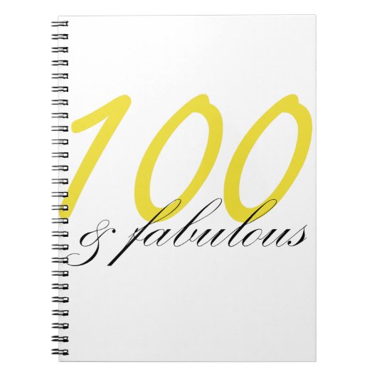 100 n Fabulous Notizblock (Vorderseite)