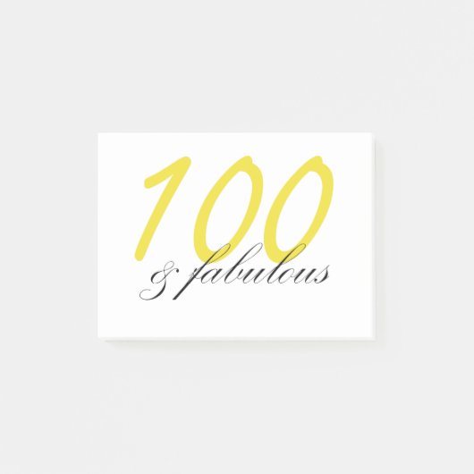 100 n Fabulous Post-it Klebezettel (Vorderseite)
