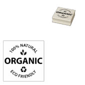 100% Natur, Bio, Ökologisch Gummistempel (Stempel)