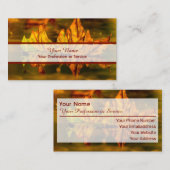 100% naturbelassener Bio Waldstil Visitenkarte (Vorne/Hinten)