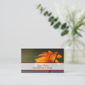 100% naturbelassener Bio Waldstil Visitenkarte (Stehend Vorderseite)